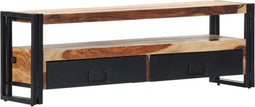 vidaXL - Tv-meubel - 120x30x40 - cm - massief - sheeshamhout