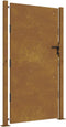 vidaXL - Poort - 105x205 - cm - cortenstaal