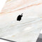 Lunso Geschikt voor MacBook Air 13 inch M1 (2020) cover hoes - case - Marble Aiden