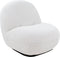 Kick Fauteuil Evi - Bouclé - Wit