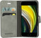 Mobiparts iPhone 7/8/SE (2020/2022) - Classic Wallet Case - Ruimte voor pasjes - Granite Grey