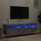 vidaXL - Tv-wandmeubels - met - LED - 2 - st - 80x30x40 - cm - betongrijs
