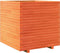vidaXL - Plantenbak - 70x70x72 - cm - massief - grenenhout - wasbruin