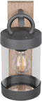 TRIO SAMBESI - Wandlamp - Schemersensor - Hout element - IP44