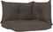 vidaXL - Palletkussens - 3 - st - stof - taupe