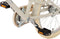 AMIGO Urban Meisjesfiets 18 Inch - Kinderfiets 27 cm - Lichtgewicht Aluminium - Met Terugtraprem en V-Brake - Zandkleurig