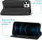 iMoshion Hoesje Geschikt voor iPhone 12 Pro / 12 Hoesje Met Pasjeshouder - iMoshion Slim Folio Bookcase - Zwart