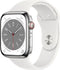 Apple Watch Series 8 - 45mm - Roestvrij staal - Zilver - GPS + Cellular