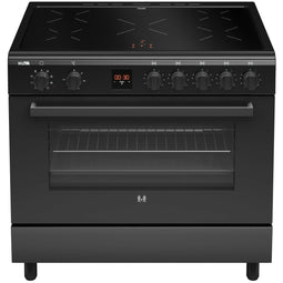 ETNA FI590ZWA - Inductiefornuis - 5 kookzones 105L oven - Zwart