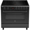 ETNA FI590ZWA - Inductiefornuis - 5 kookzones 105L oven - Zwart