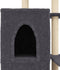 vidaXL - Kattenmeubel - met - sisal - krabpalen - 97 - cm - donkergrijs