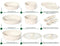 JUST PERFECTO JL-999 - 11-delige pannenset - Afneembare handgrepen - Beige (11 stuks)