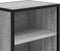 vidaXL - Nachtkastjes - 2 - st - 40x31x50 - cm - bewerkt - hout&metaal - grijs - sonoma