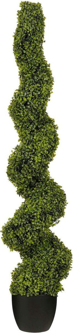Mica Decorations Kunstplant Buxus - 25x25x150 cm - Polyethyleen - Groen