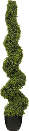 Mica Decorations Kunstplant Buxus - 25x25x150 cm - Polyethyleen - Groen