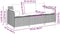 vidaXL - Tuinbank - 3-zits - met - kussens - poly - rattan - lichtgrijs