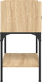 vidaXL - Nachtkastjes - 2 - st - 40,5x31x60 - cm - bewerkt - hout - sonoma - eikenkleur