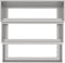 vidaXL - Tuinplant - 3-laags - 90x90x35 - cm - RVS