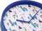 nXt- Stille Wandklok - 30 cm - Plastic - Wit - 'Alpaca'