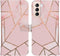 iMoshion Hoesje Geschikt voor Samsung Galaxy S21 Plus Hoesje Met Pasjeshouder - iMoshion Design Softcase Bookcase - Meerkleurig / Pink Graphic