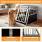 Coast Hondkennel - Aluminium - 91 x 65 x 69,5 cm - Transportkoffer - Scheidingswand - Trapezium -