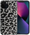 imoshion Hoesje Geschikt voor iPhone 13 Mini Hoesje Siliconen - imoshion Design hoesje - Meerkleurig / Leopard Transparent