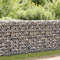 vidaXL - Schanskorfmuur - met - deksels - 80x20x100 - cm - gegalvaniseerd - staal