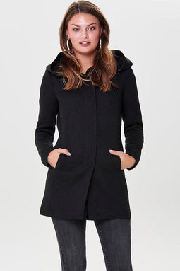 Only Sedona Light - Dames Jas - Gedrapeerde capuchon - Maat M (38)