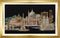 Thea Gouverneur - Borduurpakket met telpatroon - 499.05 - Voorgesorteerde DMC Garens - Rome Italië - Zwart Aida - 79 cm x 50 cm - DIY Kit