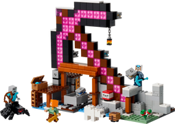 LEGO Minecraft - De pikhouweelmijn (21277) - 3 minifiguren - 530 steentjes