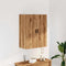 vidaXL - Wandkast - 69,5x34x90 - cm - artisanaal - eikenkleurig