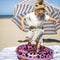 Swim Essentials | Rosé/Goud Panterprint Zwemband Ø 55 cm