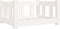 vidaXL - Hondenmand - 55,5x45,5x28 - cm - massief - grenenhout - wit