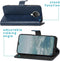 iMoshion Hoesje Geschikt voor Nokia G20 / G10 Hoesje Met Pasjeshouder - iMoshion Luxe Bookcase - Donkerblauw