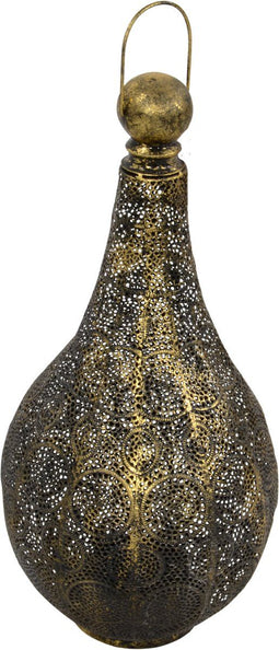 Windlicht Doha ø29x62cm | Brons | Lesli Living