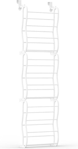 O'DADDY® Hangend Schoenenrek - Schoenenrek deur - Ruimtebesparend - Wit - 51 x 20 x 182 cm