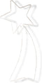 Anna's Collection - Smd Shooting Star 67X27Cm 180Led/2M Warm White...