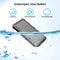 Homèlle Solar Powerbank 36000mAh - Zonne-energie - Snellaadfunctie - Zwart