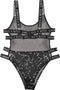 Body Met Zodiac Print - Zwart/Metallic