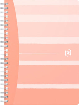 Spiraalblok Oxford Iconics A5 lijn 60vel koraal