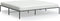 vidaXL - Bedframe - metaal - zwart - 200x200 - cm