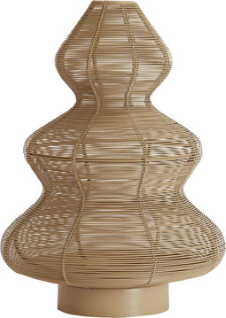 Light&living Theelichthouder Ø25x35 cm CHRISTMAS TREE zand