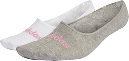 adidas Sportswear Thin Linear Ballerina Sokken 2 Paar - Unisex - Wit - 40-42