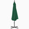 vidaXL - Zweefparasol - met - stalen - paal - 300 - cm - groen