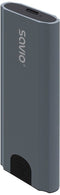 Savio M.2 SSD NVMe - Externe behuizing - USB 3.2 Gen2 type-C - Grijs