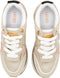 Liu Jo Super Maxi Wonder 2 - Dames Sneakers - Hoge plateau zool met roségoudkleurige details - Roze