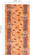 vidaXL - Tapijtloper - 100x250 - cm - BCF - terracottakleurig