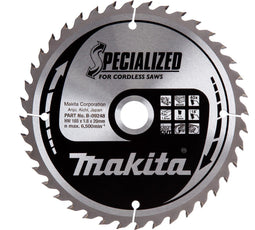 Makita B-09248 - Cirkelzaagblad - Ø 165mm Asgat 20mm 40T - Geschikt voor Hout