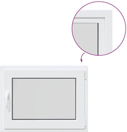 vidaXL - Kelderraam - "RISOR" - 80x50 - cm - draai-kiep - DIN - rechts - wit