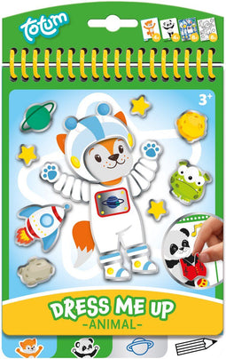 Totum Dress Me Up - Sticker- en kleurboekje dieren - 24 delig